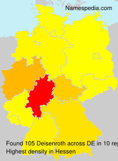 Surname Deisenroth in Germany Surname Deisenroth in Germany