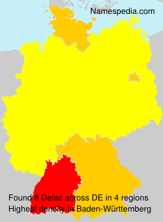 Surname Delac in Germany Surname Delac in Germany