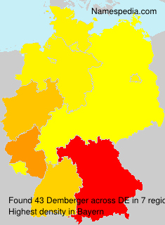 Surname Demberger in Germany Surname Demberger in Germany