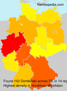 Surname Dembinski in Germany Surname Dembinski in Germany