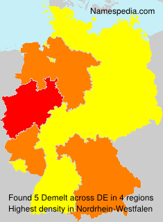 Surname Demelt in Germany Surname Demelt in Germany