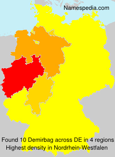 Surname Demirbag in Germany Surname Demirbag in Germany
