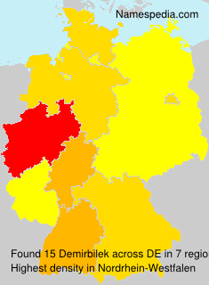 Surname Demirbilek in Germany Surname Demirbilek in Germany