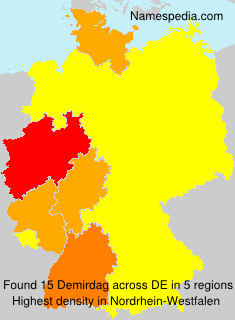 Surname Demirdag in Germany Surname Demirdag in Germany
