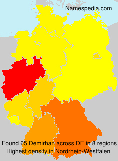 Surname Demirhan in Germany Surname Demirhan in Germany