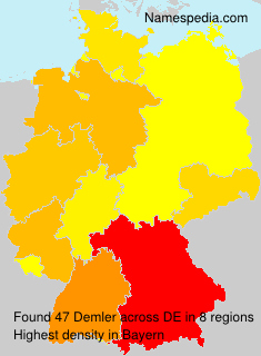 Surname Demler in Germany Surname Demler in Germany