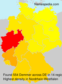Surname Demmer in Germany Surname Demmer in Germany