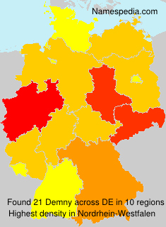 Surname Demny in Germany Surname Demny in Germany