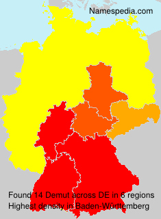 Surname Demut in Germany Surname Demut in Germany