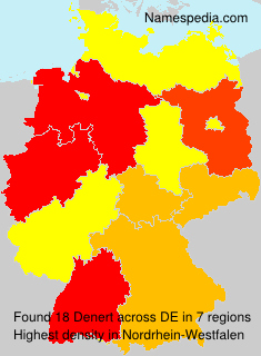 Surname Denert in Germany Surname Denert in Germany