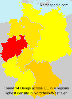 Surname Dengs in Germany Surname Dengs in Germany