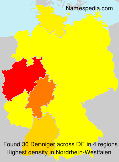 Surname Denniger in Germany Surname Denniger in Germany
