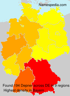 Surname Depner in Germany Surname Depner in Germany