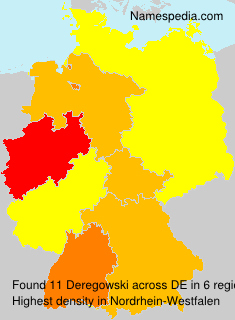 Surname Deregowski in Germany Surname Deregowski in Germany
