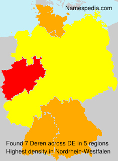 Surname Deren in Germany Surname Deren in Germany