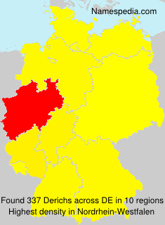Surname Derichs in Germany Surname Derichs in Germany