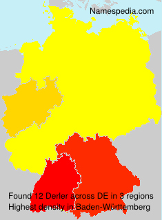 Surname Derler in Germany Surname Derler in Germany