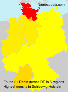 Surname Derlin in Germany Surname Derlin in Germany