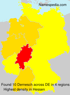 Surname Dernesch in Germany Surname Dernesch in Germany