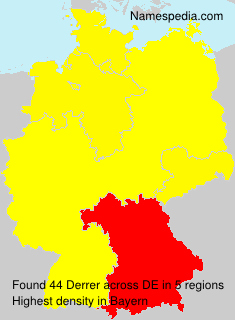 Surname Derrer in Germany Surname Derrer in Germany