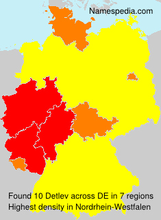 Surname Detlev in Germany Surname Detlev in Germany