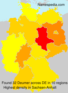 Surname Deumer in Germany Surname Deumer in Germany
