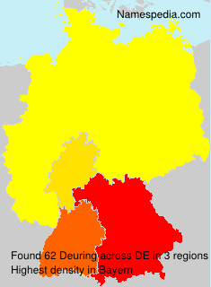 Surname Deuring in Germany Surname Deuring in Germany