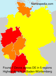 Surname Devos in Germany Surname Devos in Germany
