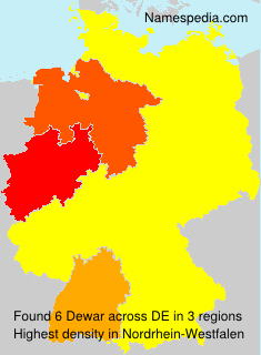Surname Dewar in Germany Surname Dewar in Germany