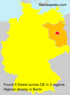 Surname Dewel in Germany Surname Dewel in Germany