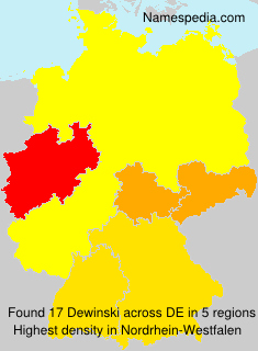Surname Dewinski in Germany Surname Dewinski in Germany