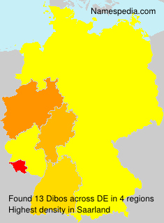 Surname Dibos in Germany Surname Dibos in Germany