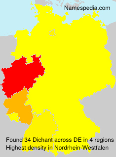 Surname Dichant in Germany Surname Dichant in Germany