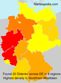 Surname Didenko in Germany Surname Didenko in Germany