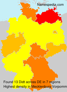 Surname Didt in Germany Surname Didt in Germany