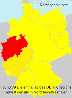 Surname Diefenthal in Germany Surname Diefenthal in Germany