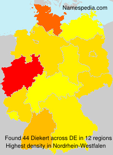 Surname Diekert in Germany Surname Diekert in Germany