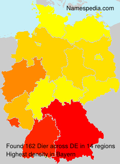 Surname Dier in Germany Surname Dier in Germany
