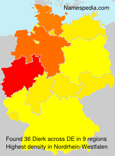 Surname Dierk in Germany Surname Dierk in Germany