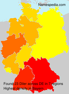 Surname Diler in Germany Surname Diler in Germany