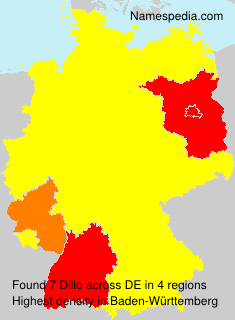 Surname Dillo in Germany Surname Dillo in Germany