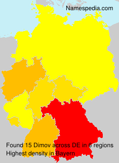 Surname Dimov in Germany Surname Dimov in Germany