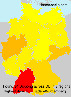 Surname Dippong in Germany Surname Dippong in Germany