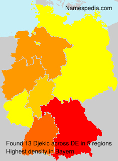 Surname Djekic in Germany Surname Djekic in Germany