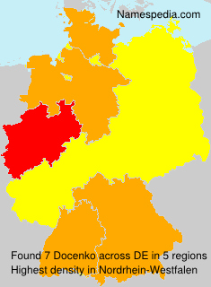 Surname Docenko in Germany Surname Docenko in Germany