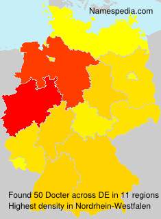Surname Docter in Germany Surname Docter in Germany
