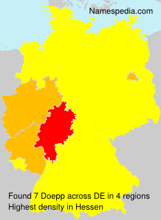 Surname Doepp in Germany Surname Doepp in Germany