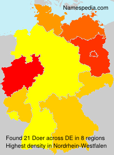 Surname Doer in Germany Surname Doer in Germany