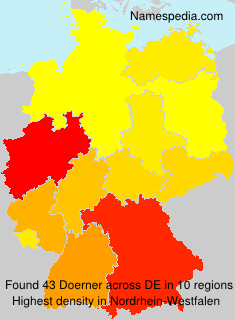 Surname Doerner in Germany Surname Doerner in Germany
