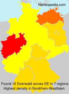 Surname Doerwald in Germany Surname Doerwald in Germany